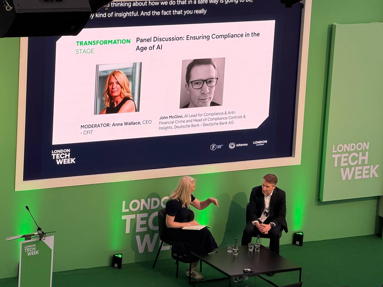 John McGinn, AI Lead for Anti-Financial Crime and Head of Compliance at Deutsche Bank